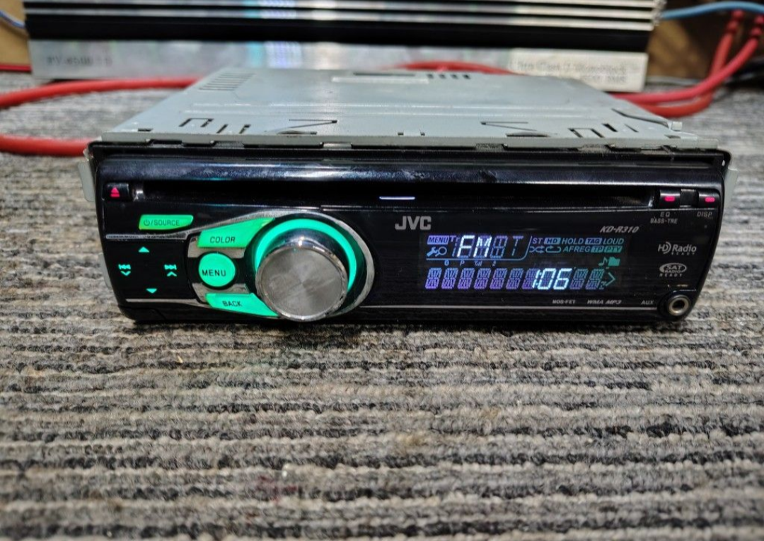 JVC KD-R310
AM/FM/CD/CD-R/MP3/WMA Car Audio Player with Front Aux