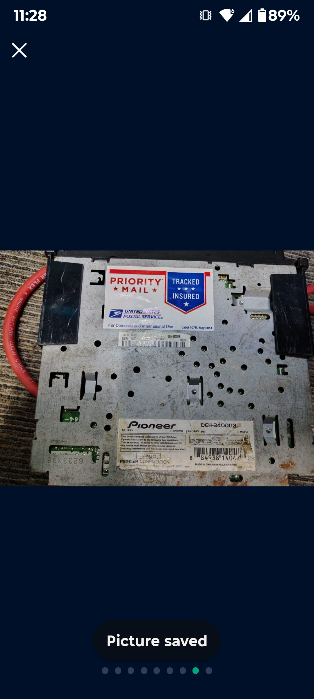 Pioneer DEH-3400UB
CD receiver USB And Auxiliary