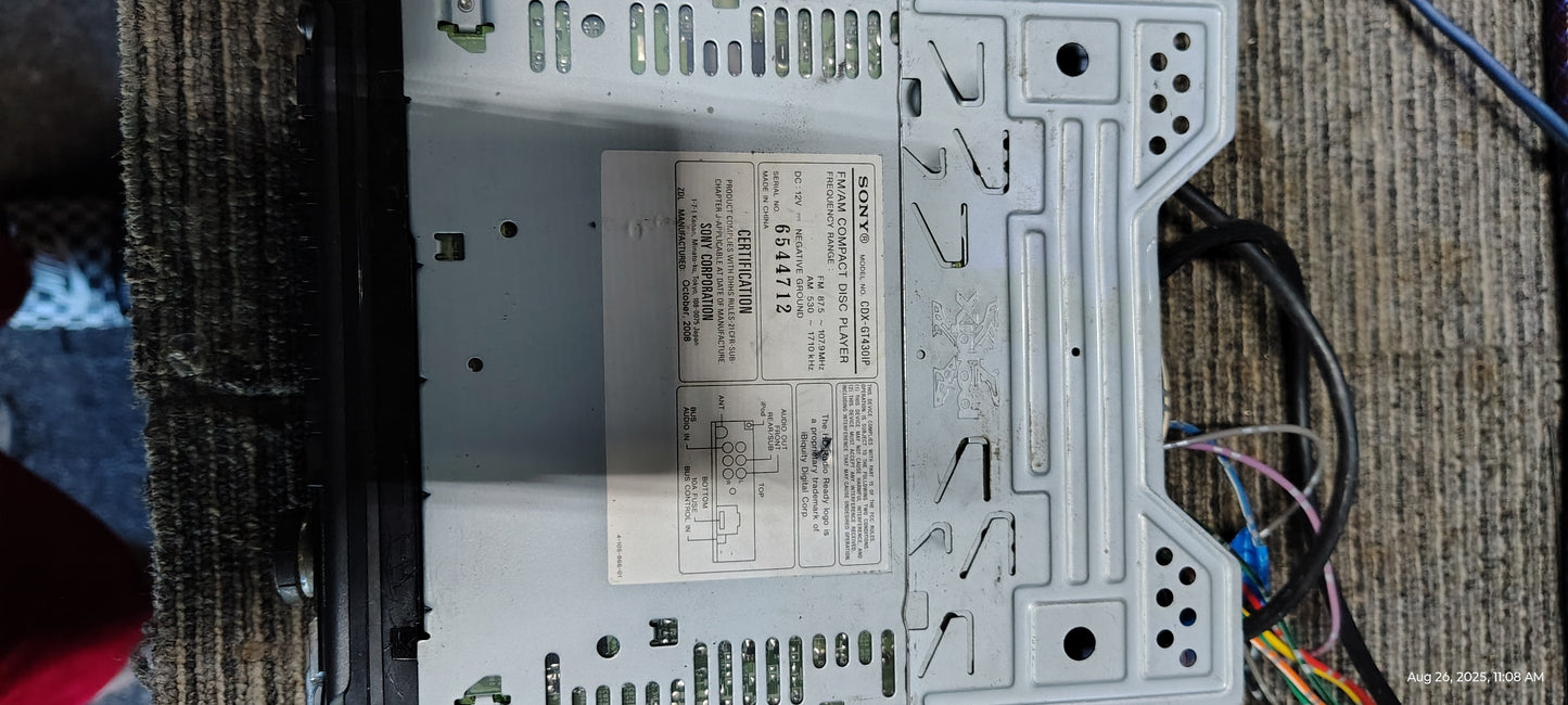Sony Xplod CDX-GT430IP