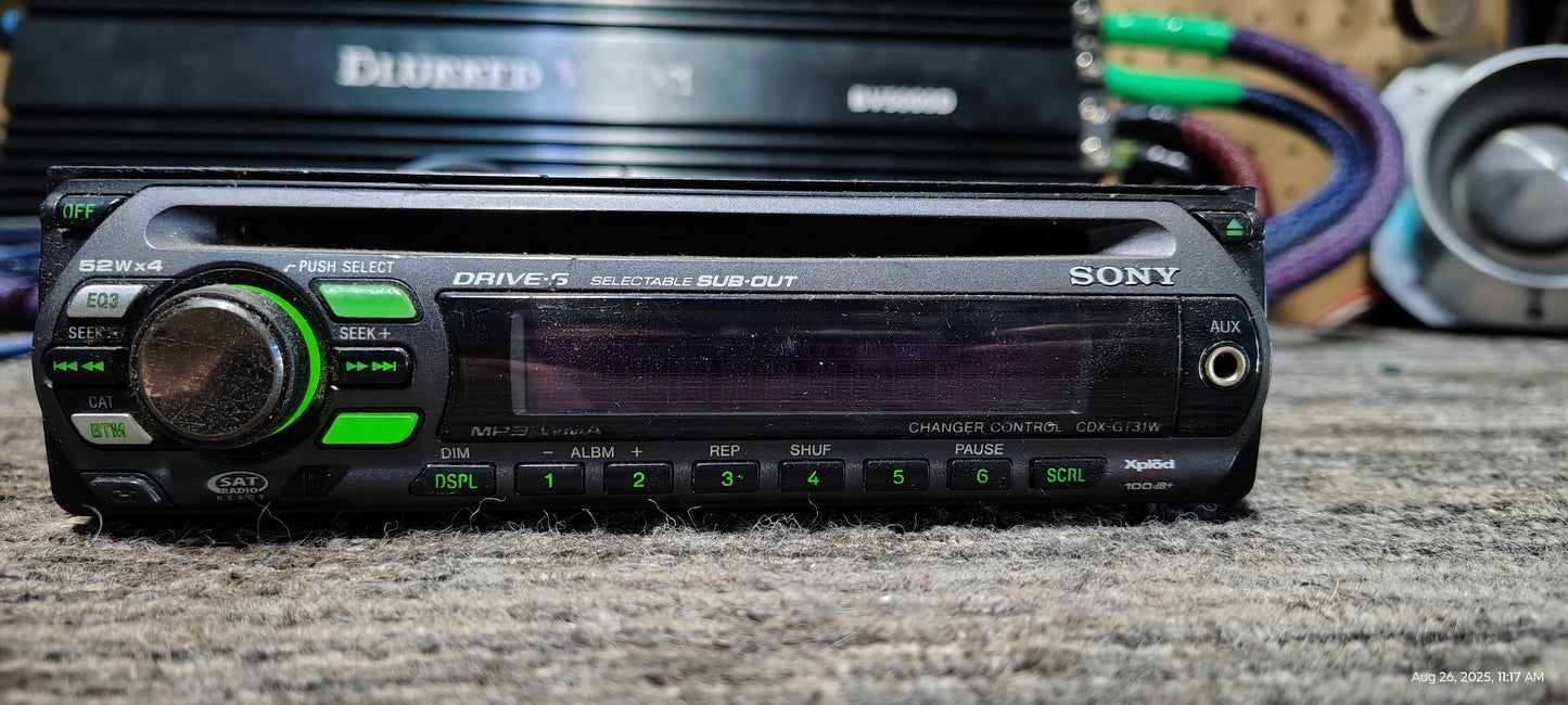 Sony CDX gt31w