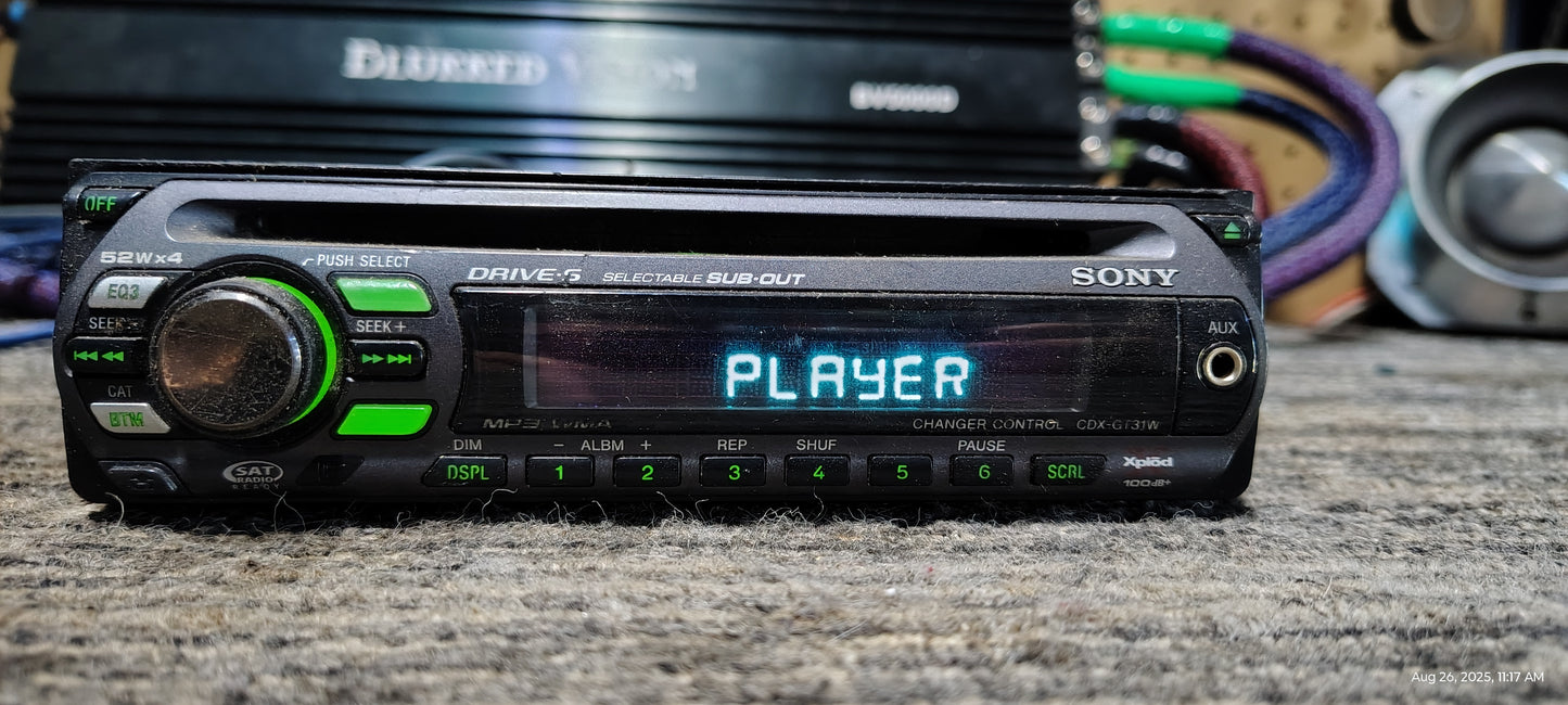 Sony CDX gt31w