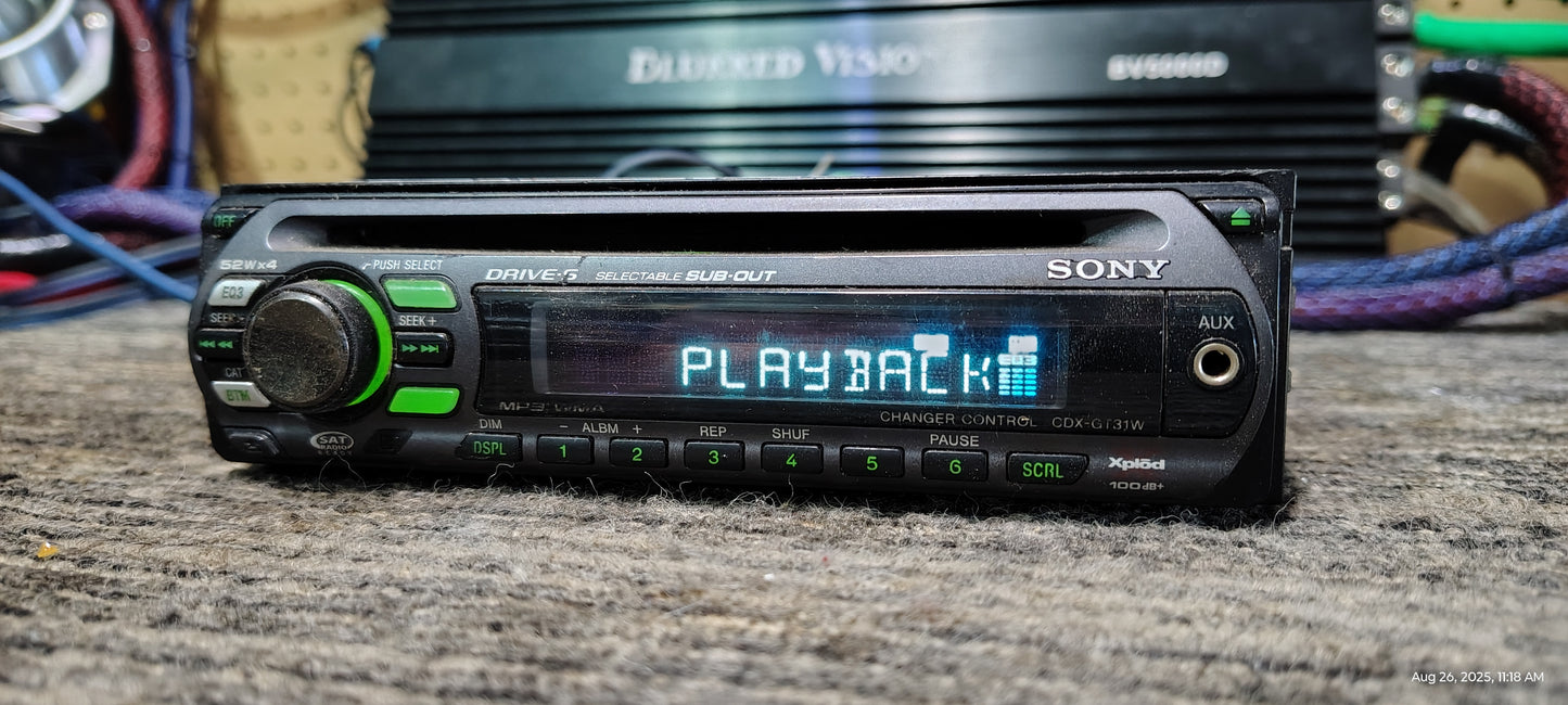Sony CDX gt31w