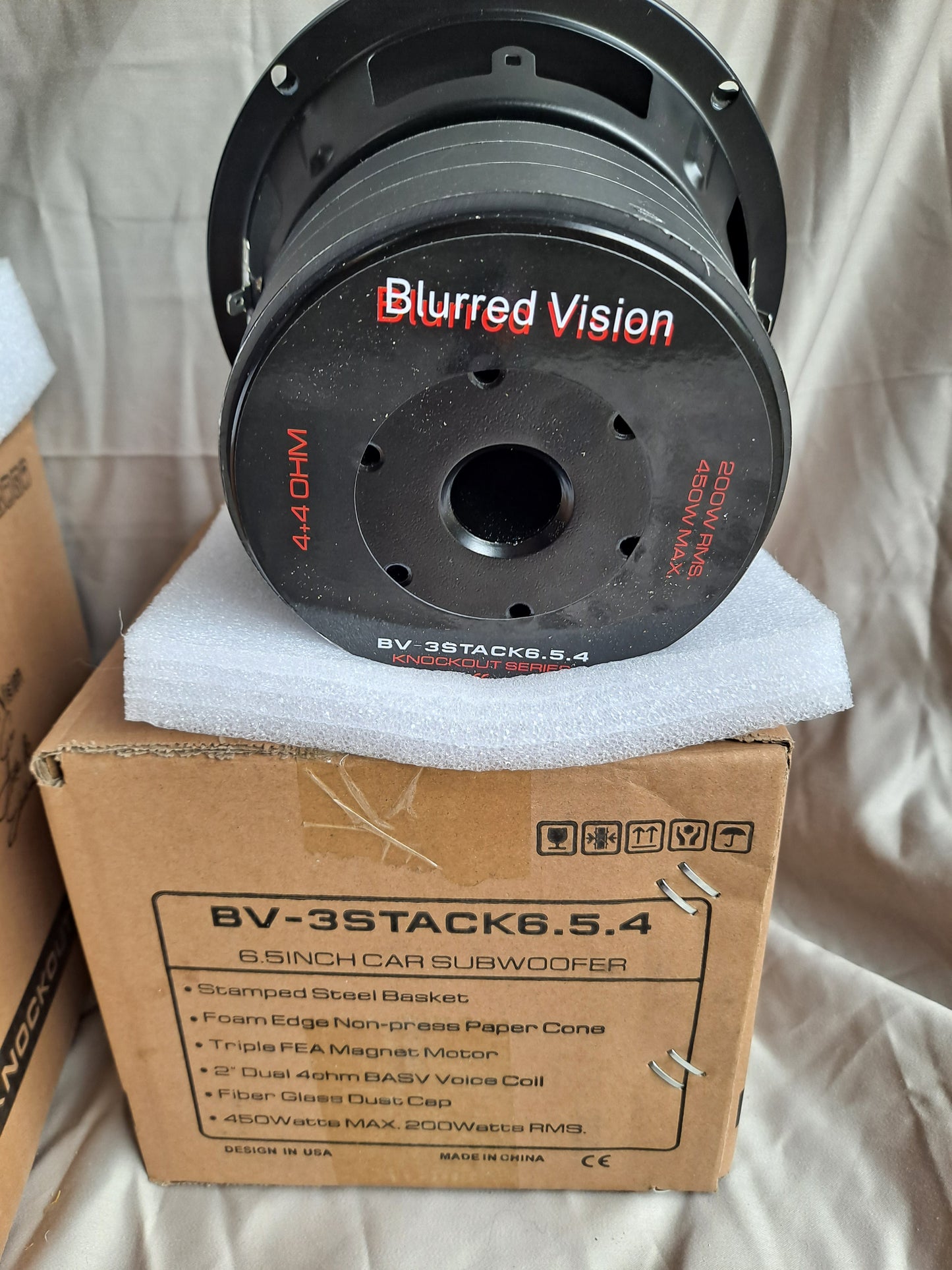 Blurred Vision Audio COMBO
4*BV-3STACK6.5.4 6.5
1*BV-800.1D Amplifier