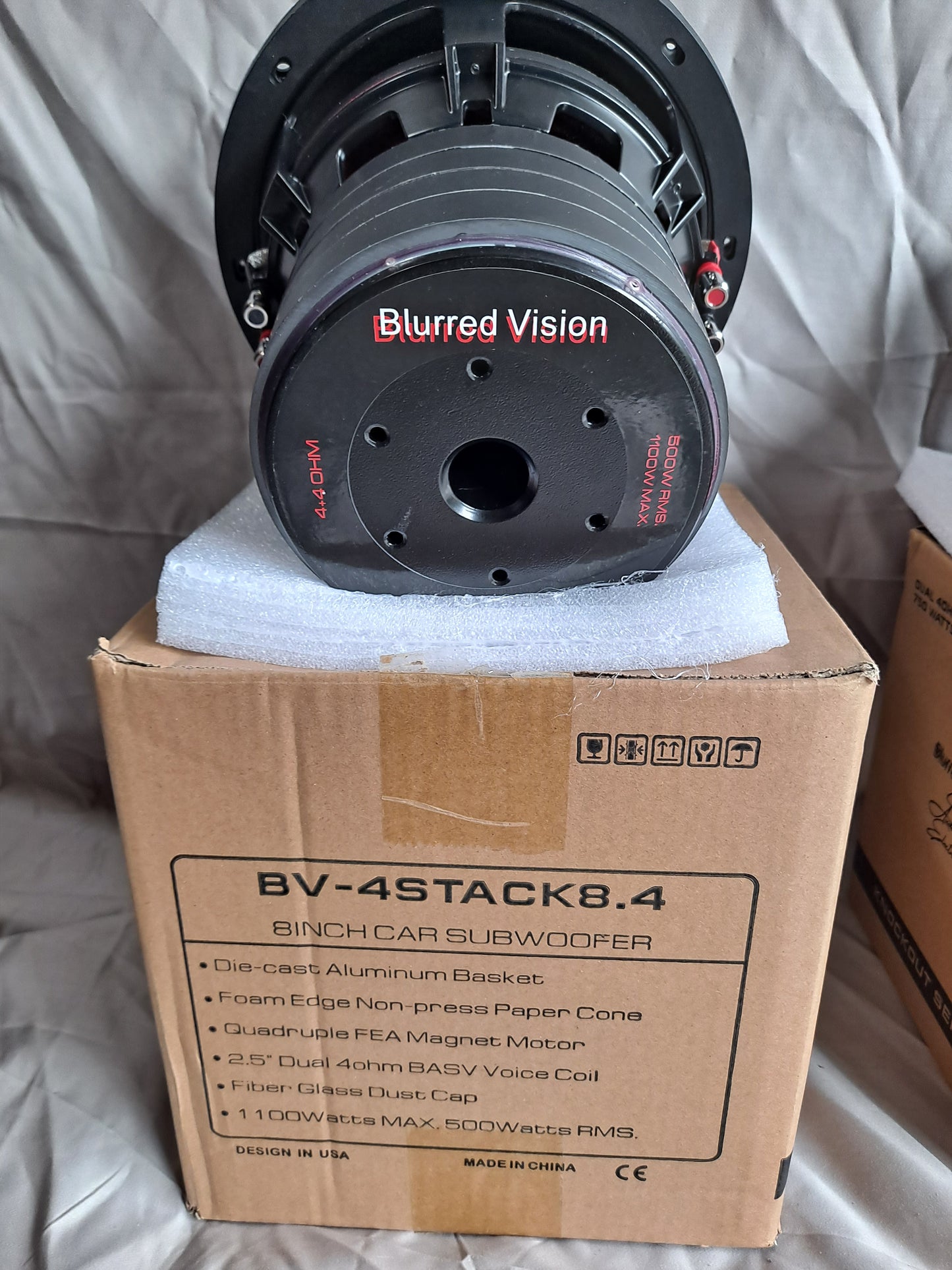 Blurred Vision Audio KNOCKOUT SERIES BV-4STACK8.4 8"