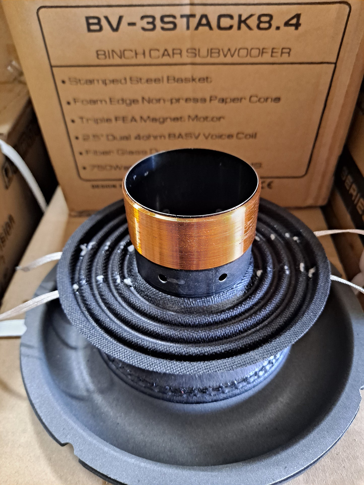 Blurred Vision Audio KNOCKOUT SERIES BV-3STACK8.4 8" DROP IN RECONE KIT