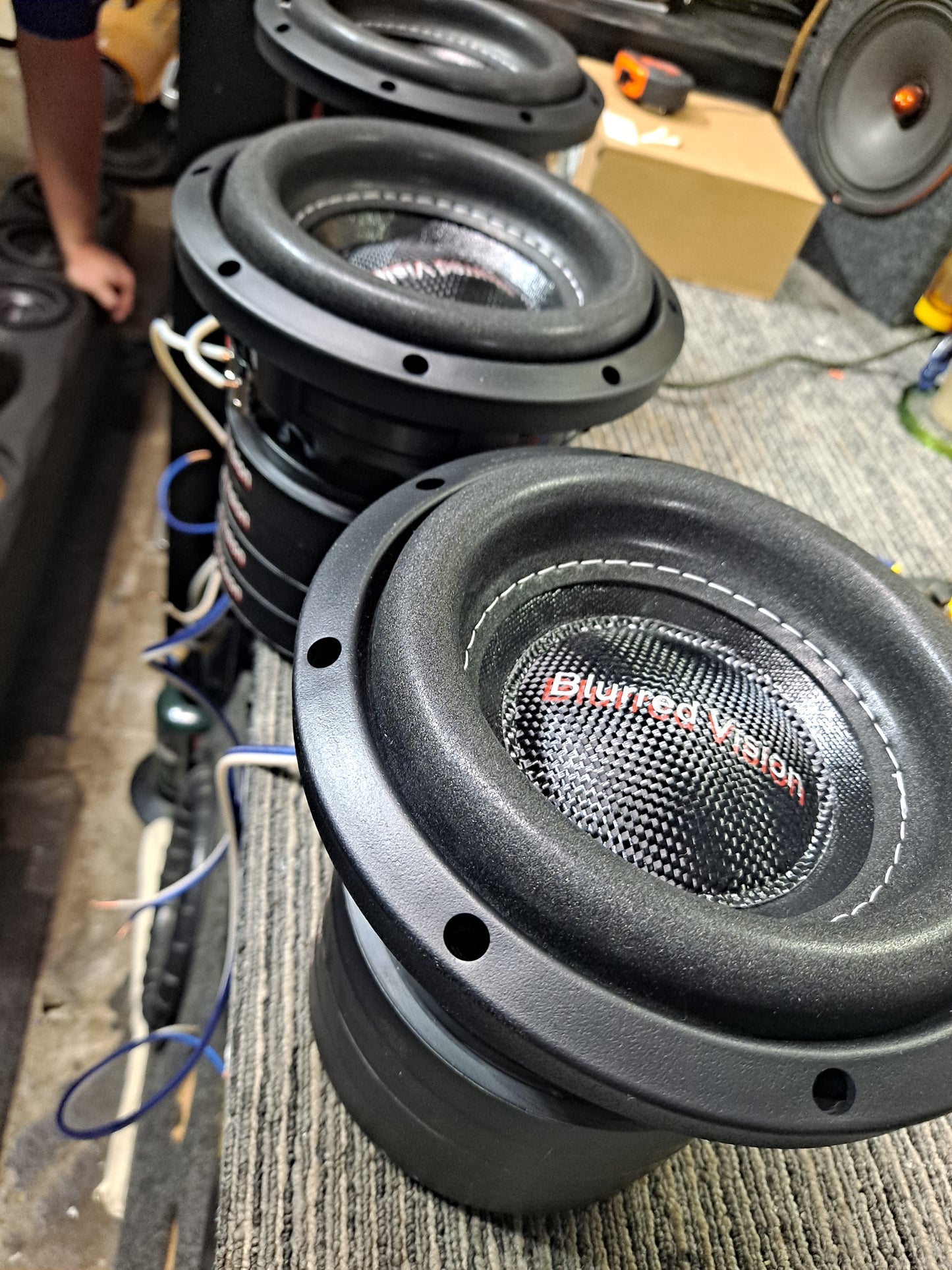 2 Blurred Vision Audio 6.5 4 stack and BV1500.1D