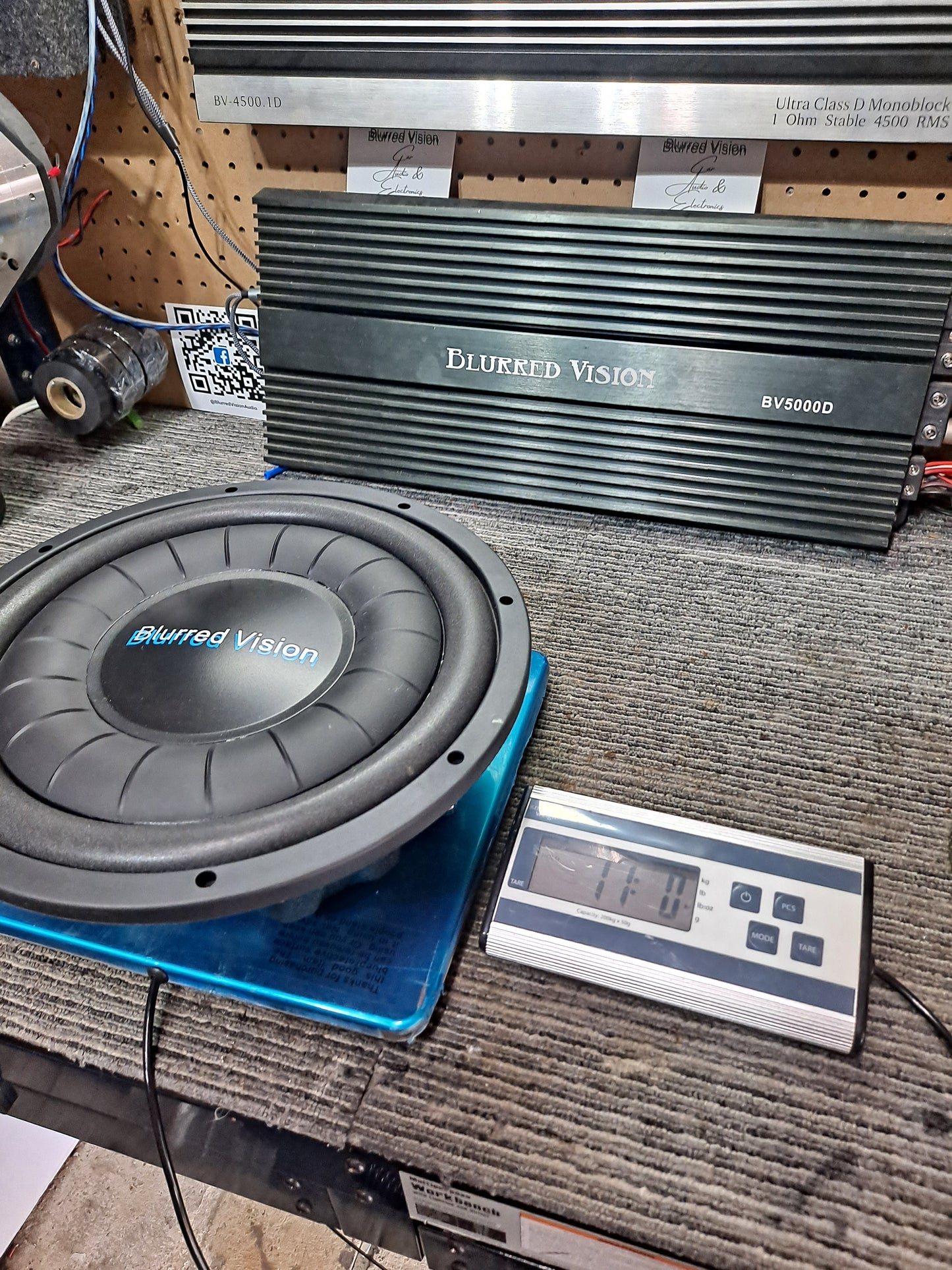 2*Blurred Vision Audio BV-PROSM1244(Shallow Mount)
