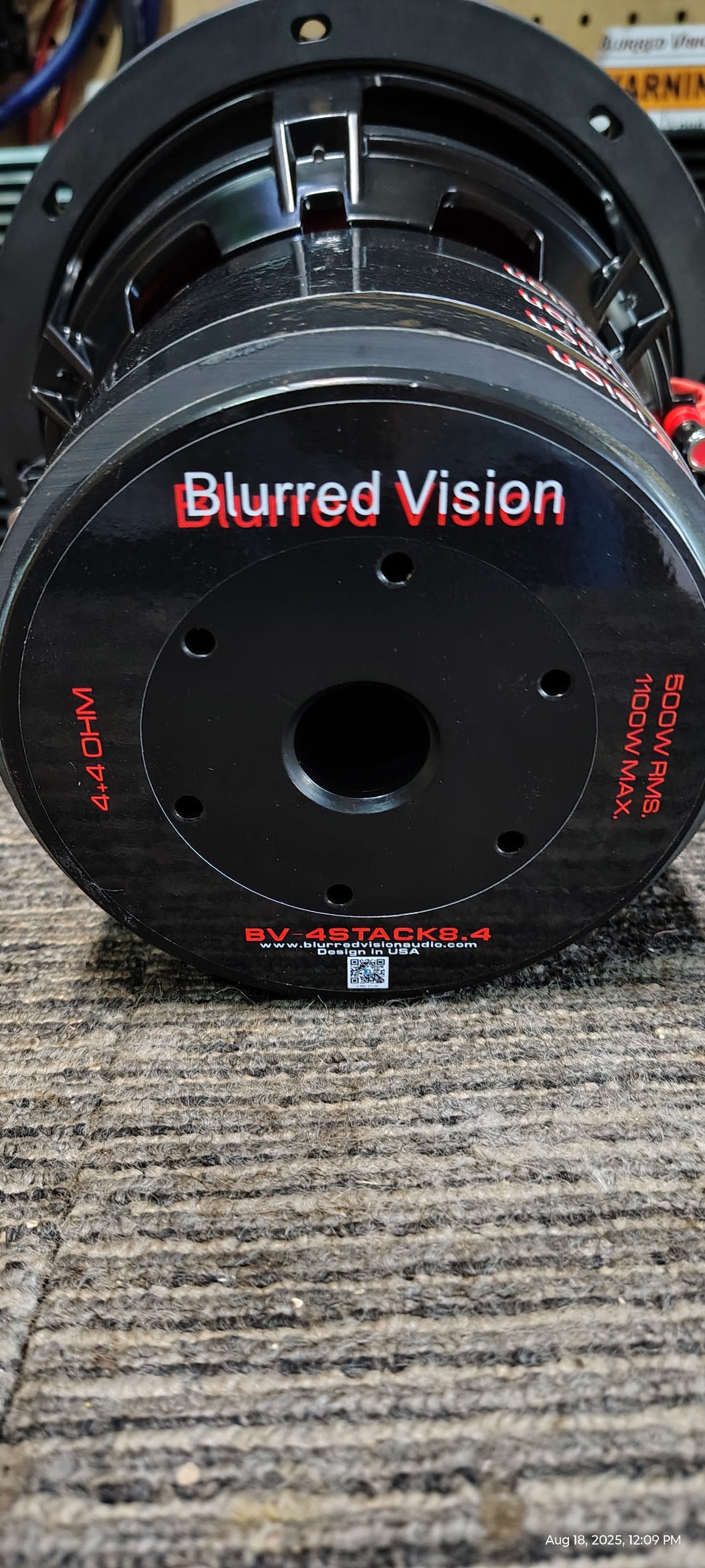 Blurred Vision Audio KNOCKOUT SERIES BV-4STACK8.4 8"