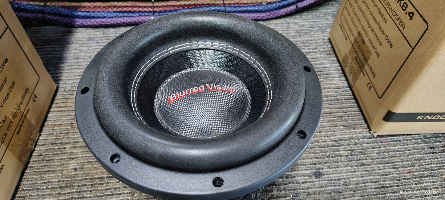 Blurred Vision Audio KNOCKOUT SERIES BV-4STACK8.4 8"