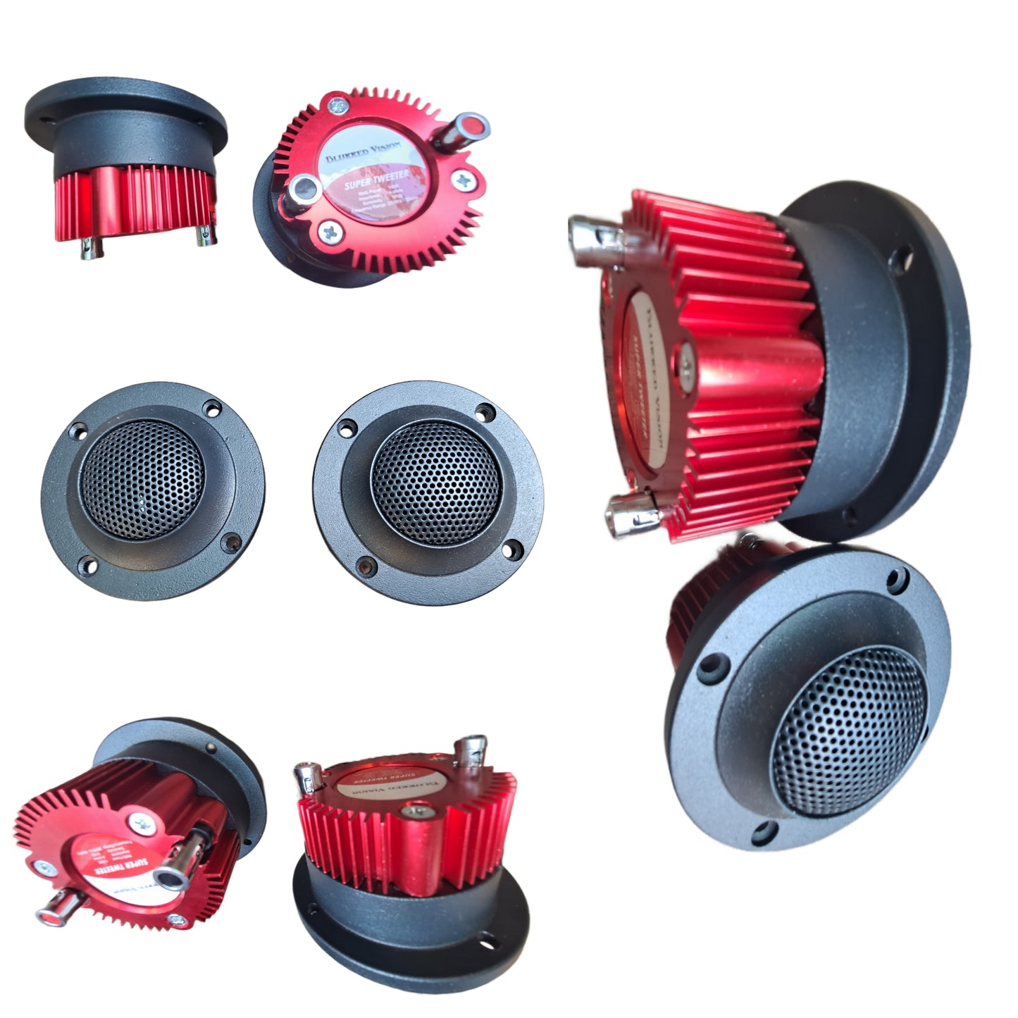 Blurred Vision Audio SQ Lovers bundle pack Superior Quality 4-6.5" 4-3"Tweeters