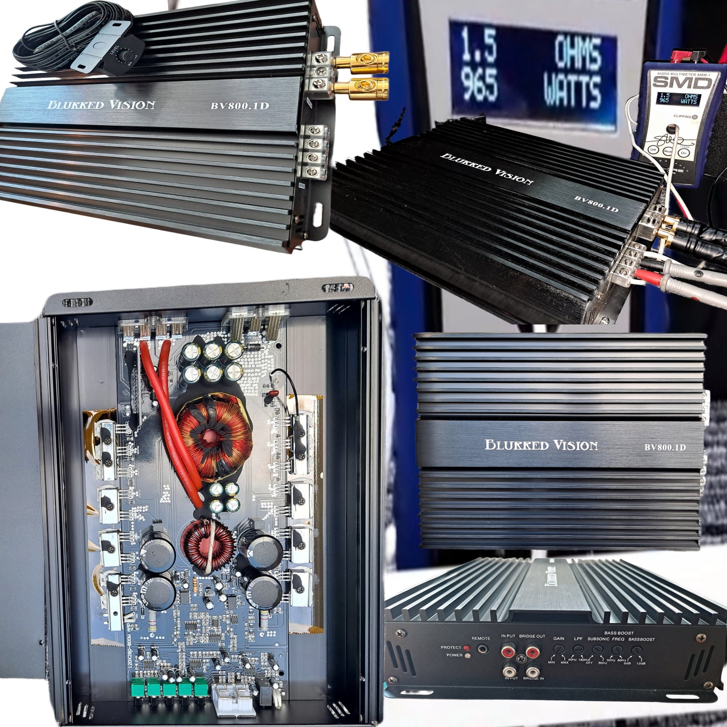Blurred Vision Audio COMBO
4*BV-3STACK6.5.4 6.5
1*BV-800.1D Amplifier