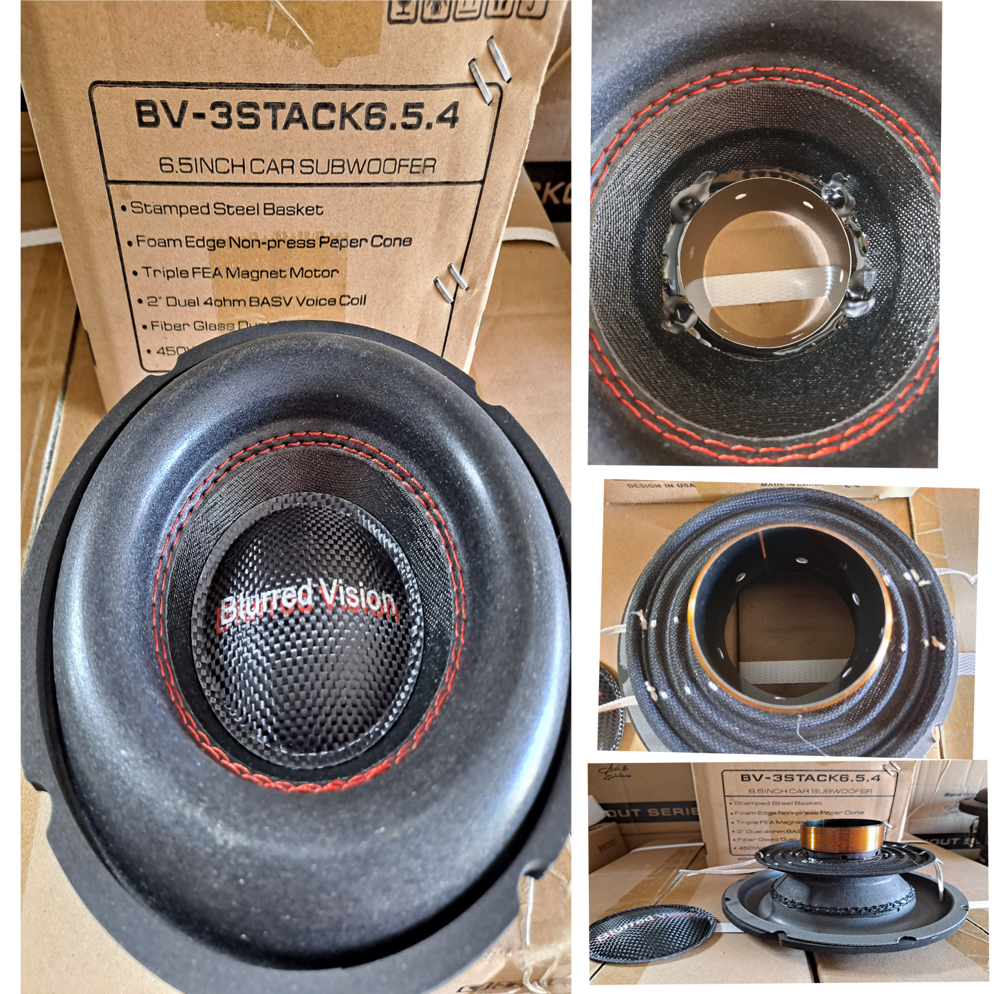 Blurred Vision Audio BV 3Stack6.5.4 DROP IN RECONE KIT