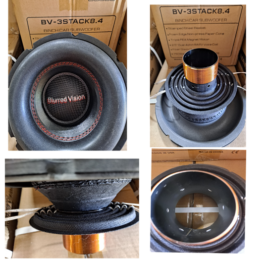 Blurred Vision Audio KNOCKOUT SERIES BV-3STACK8.4 8" DROP IN RECONE KIT