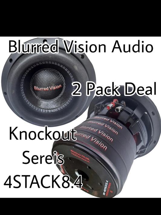 2*Pack Blurred Vision Audio BV-4STACK 8.4