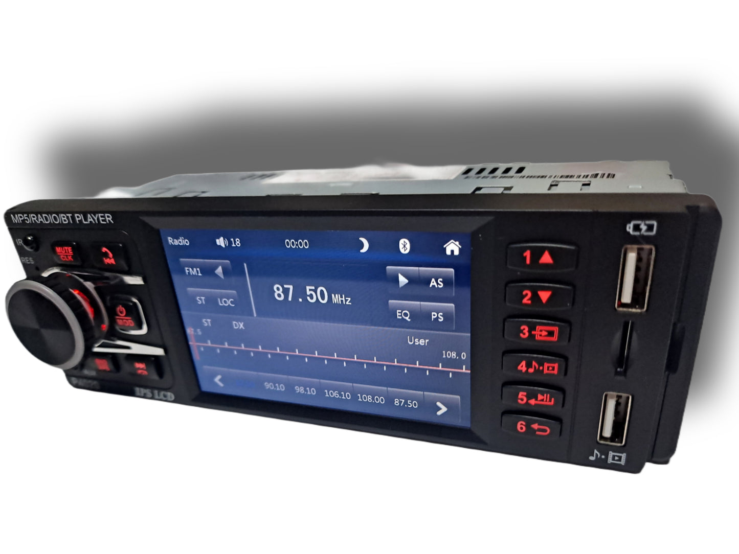 Blurred Vision Audio BV-MP5-P4020BT Single DIN 3.8" Car Stereo Radio FM Bluetooth MP5