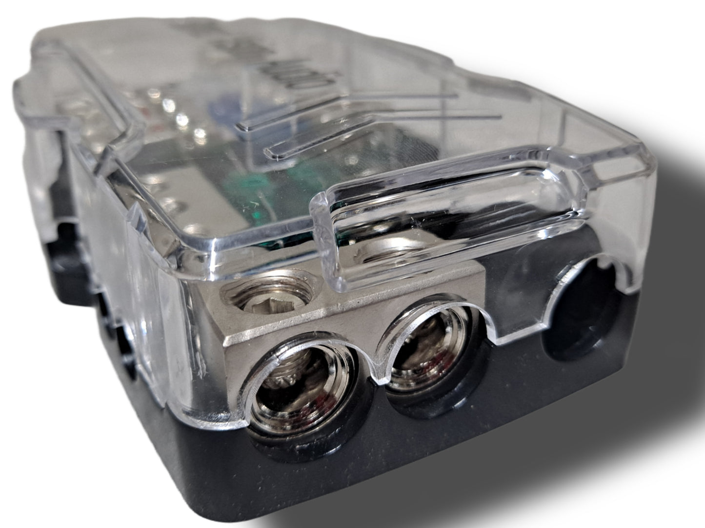 Blurred Vision Audio BV-PGDIS2WAY POWER & GROUND DISTRIBUTION BLOCK With 6 MINI ANL FUSES & HOLDER