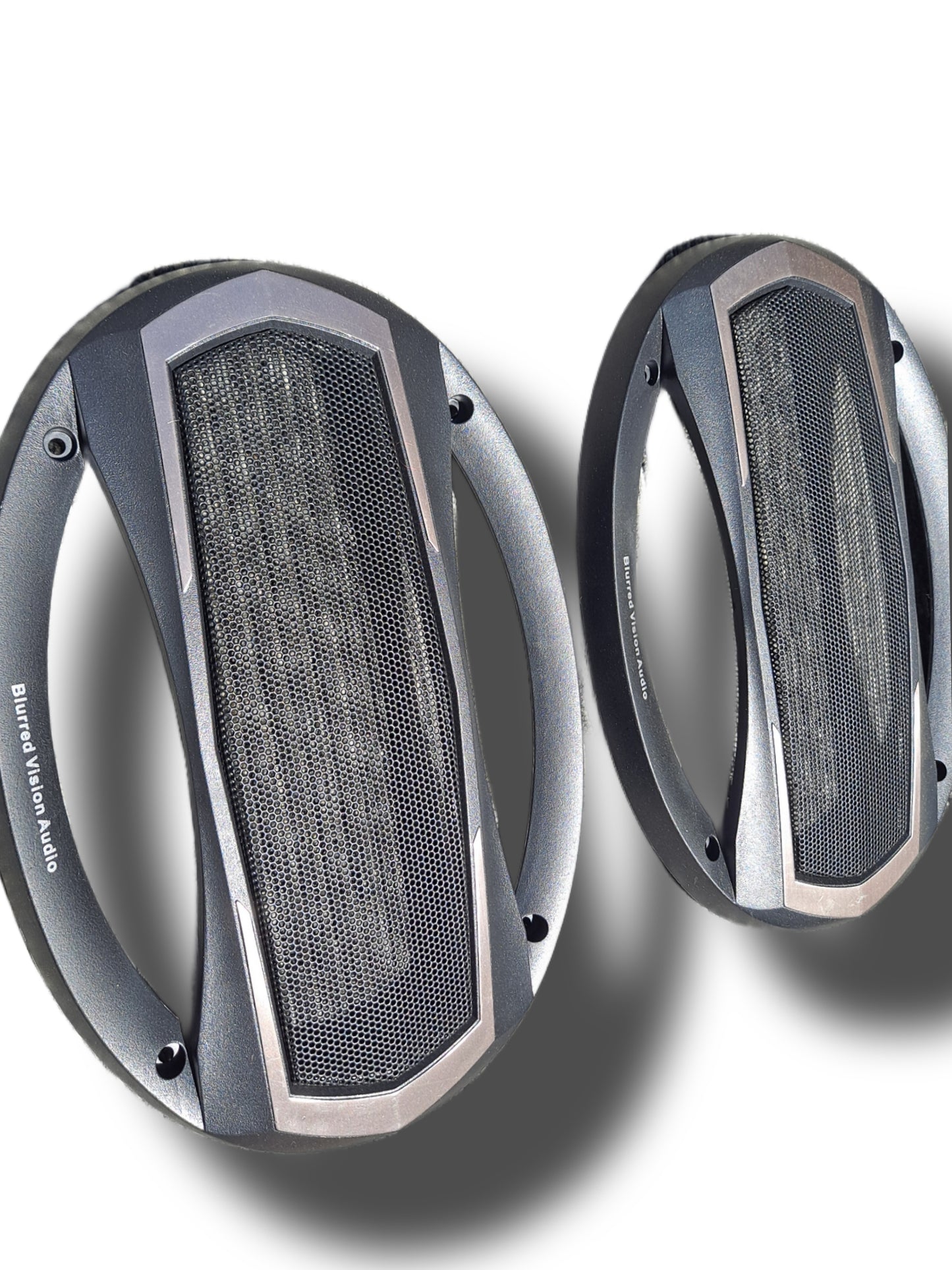 2* Blurred Vision Audio Universal 6x9"Speaker Coaxial Component Protective Grills Covers Pair