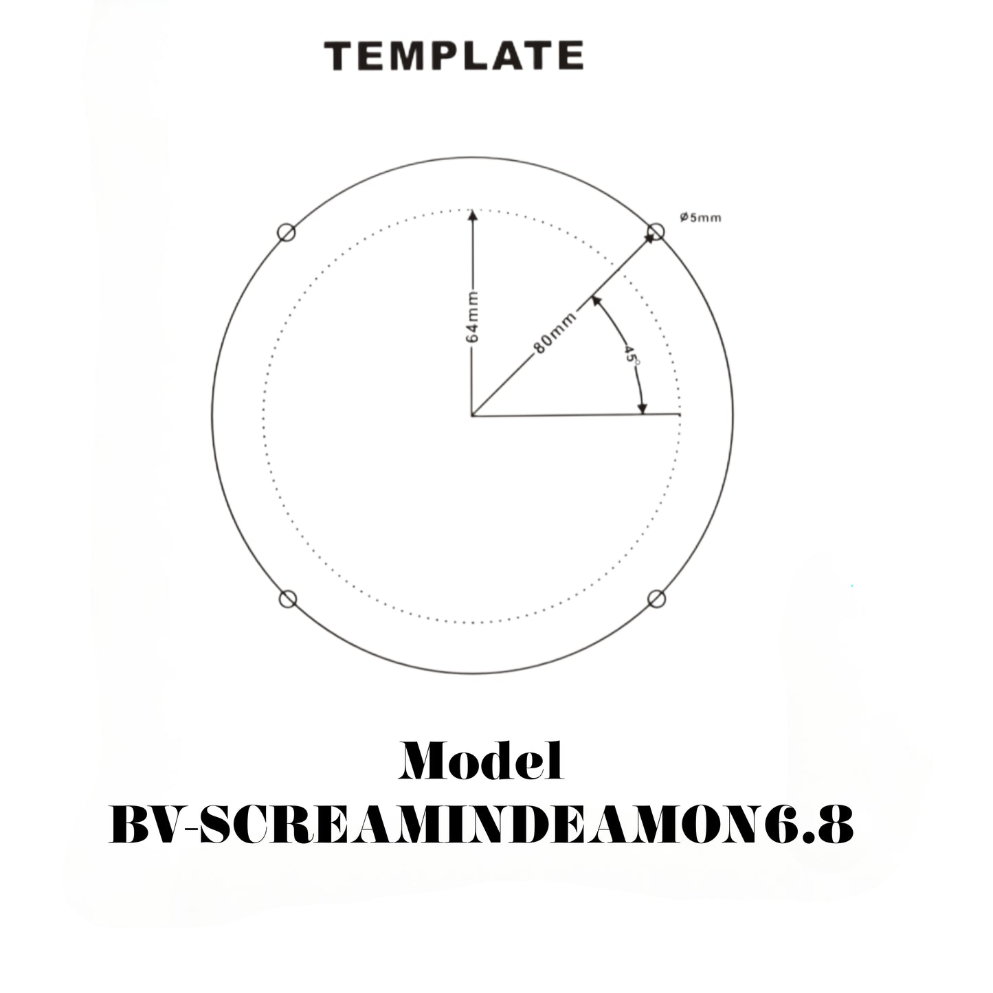 2*Blurred Vision Audio BV-SCREAMINDEAMON6.8 6"