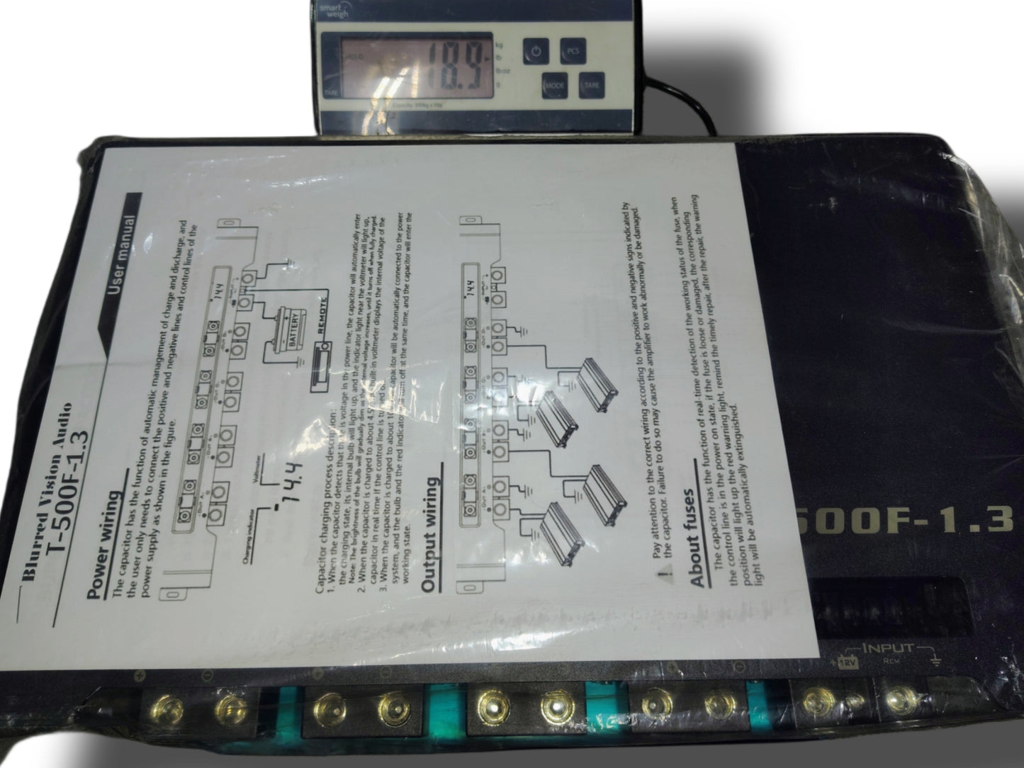 Blurred Vision Audio T-500F1.3 Super Capacitor Bank (4-5K Watts)