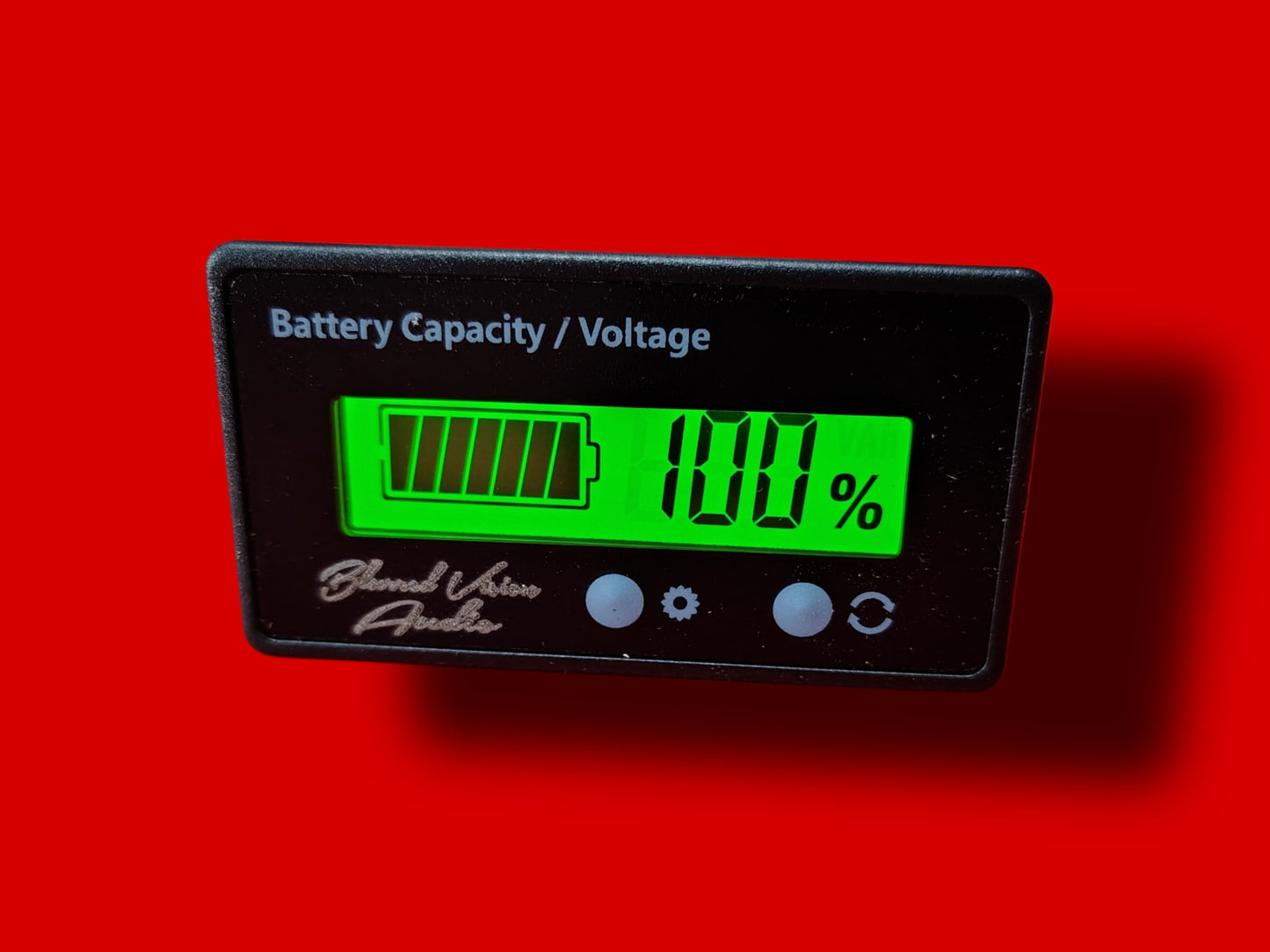 Blurred Vision Audio BV-BCV Battery Status LCD Digital Voltage & Battery Monitor Meter