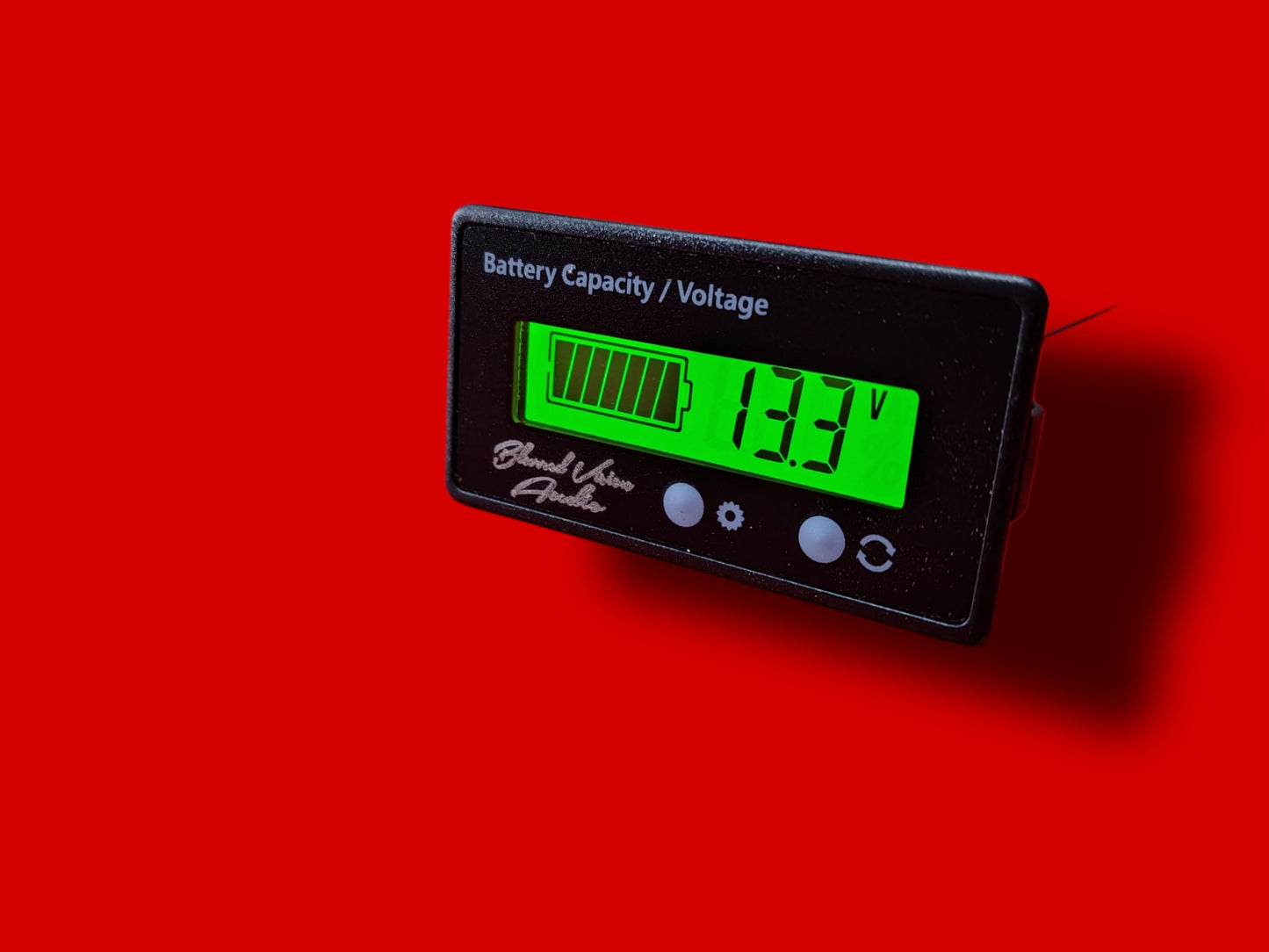 Blurred Vision Audio BV-BCV Battery Status LCD Digital Voltage & Battery Monitor Meter