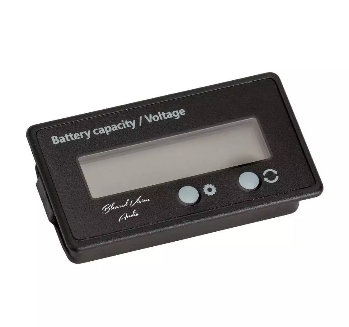 Blurred Vision Audio BV-BCV Battery Status LCD Digital Voltage & Battery Monitor Meter