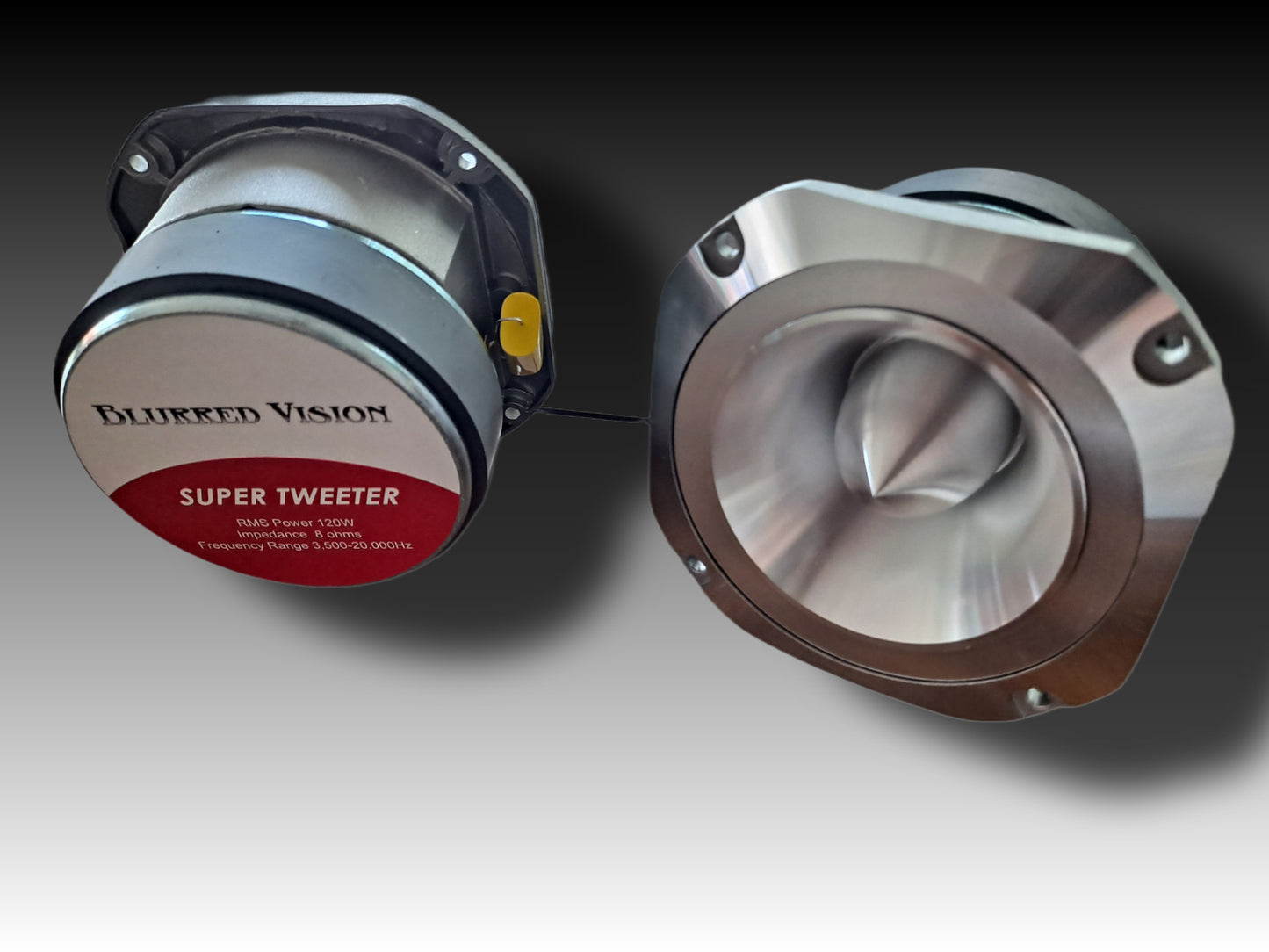2*Blurred Vision Audio 4" BV-TBST 4.8 4” Super Bullet Tweeters 8 ohm