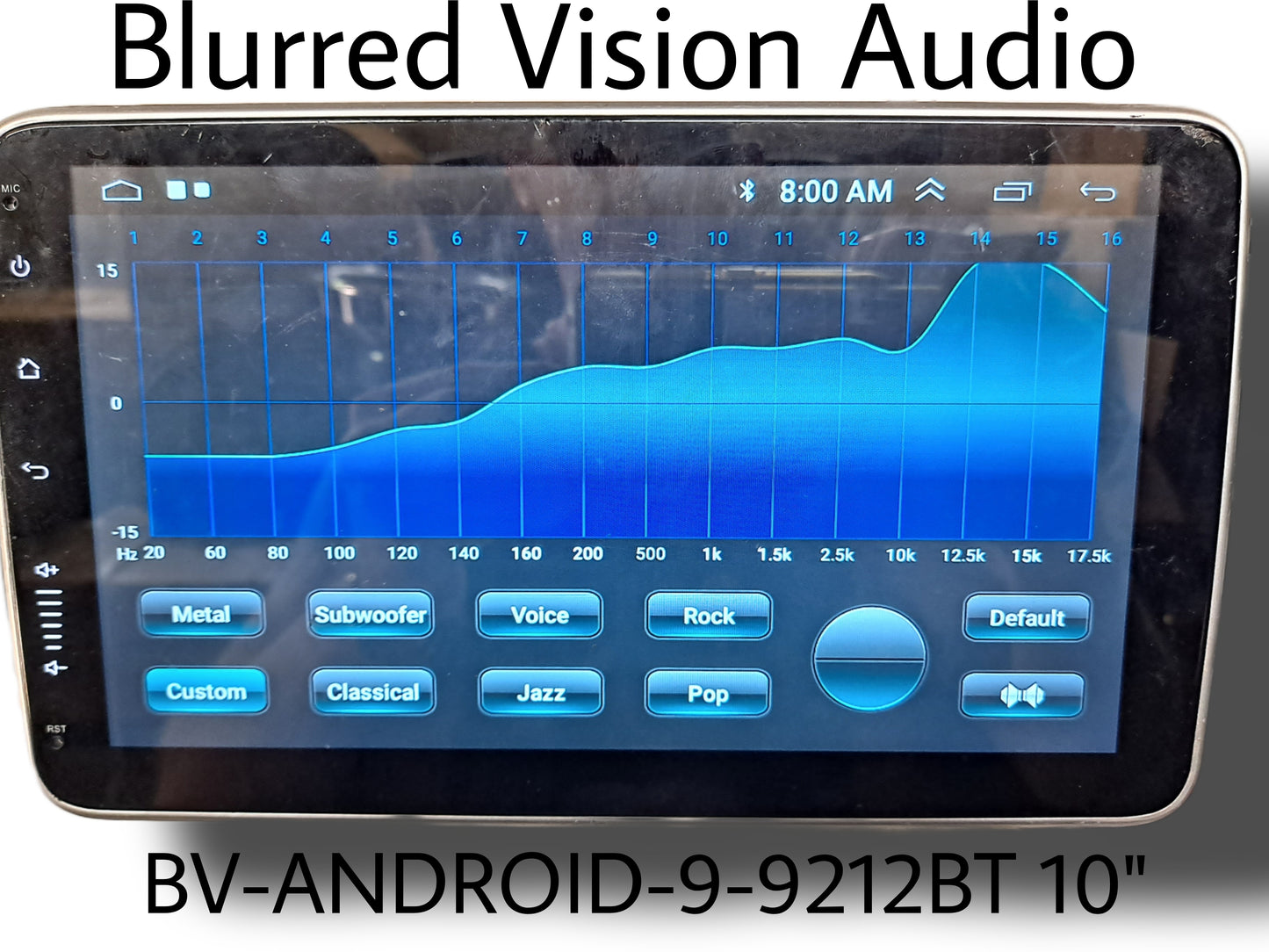 Blurred Vision Audio BV-ANDROID-9-9212BT 10"