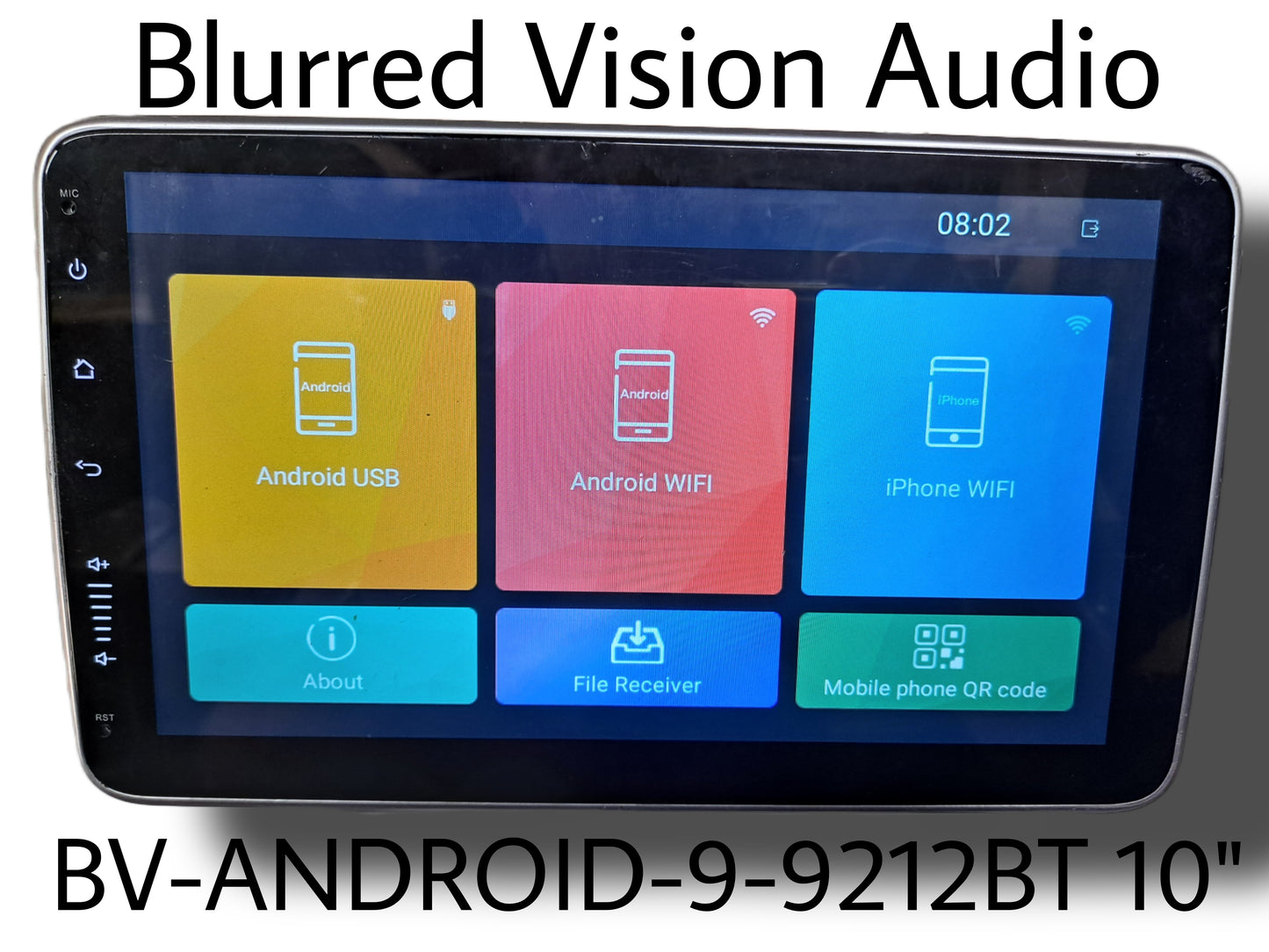 Blurred Vision Audio BV-ANDROID-9-9212BT 10"
