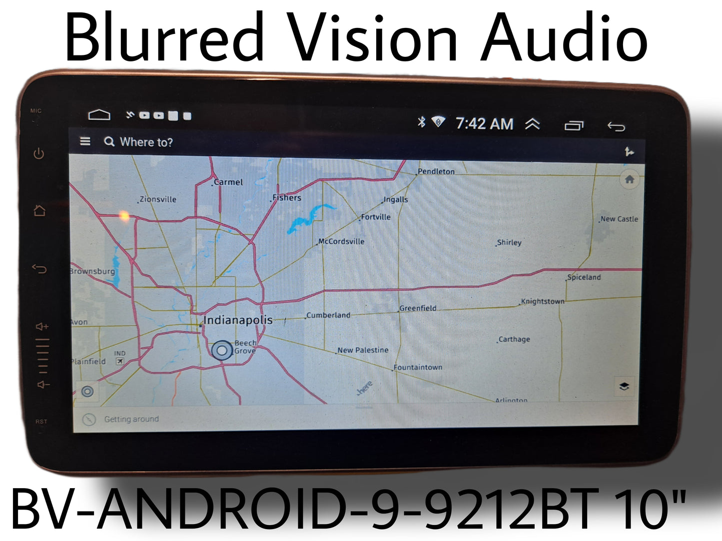 Blurred Vision Audio BV-ANDROID-9-9212BT 10"