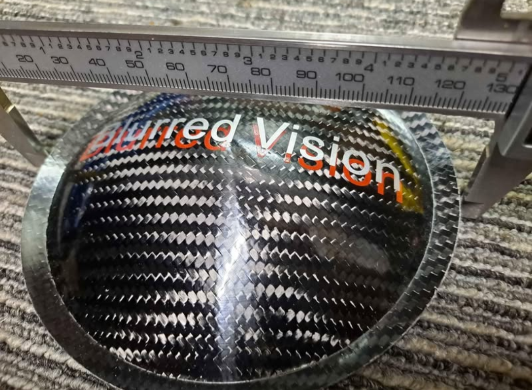 BLURRED VISION AUDIO 5″ (130mm) Carbon Fiber Dust Cap