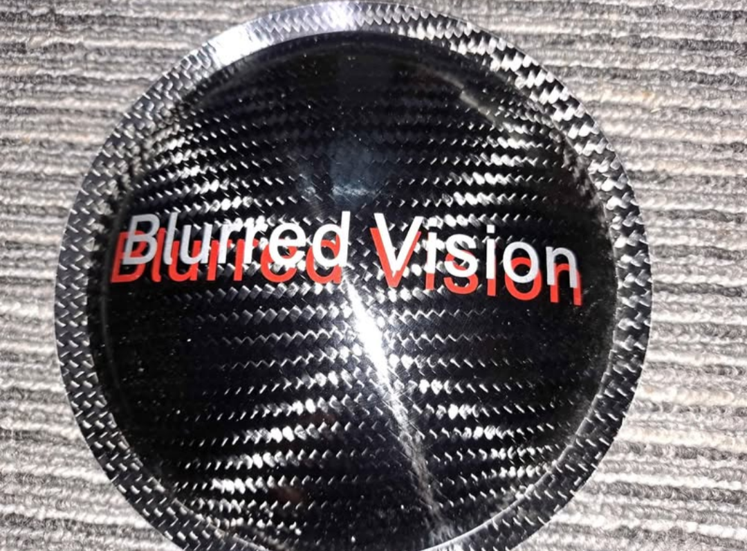 BLURRED VISION AUDIO 5″ (130mm) Carbon Fiber Dust Cap