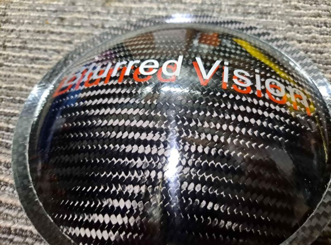 BLURRED VISION AUDIO 6″ (150mm) Carbon Fiber Dust Cap