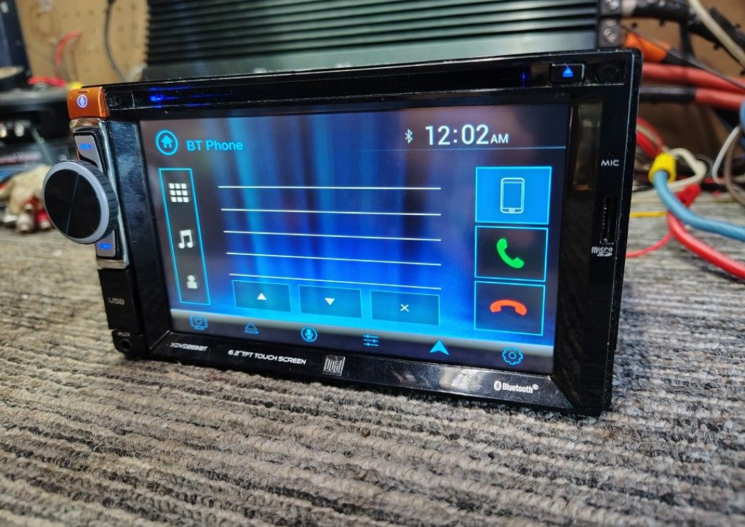 Dual 6.2″ AV DVD Receiver – XDVD269BT