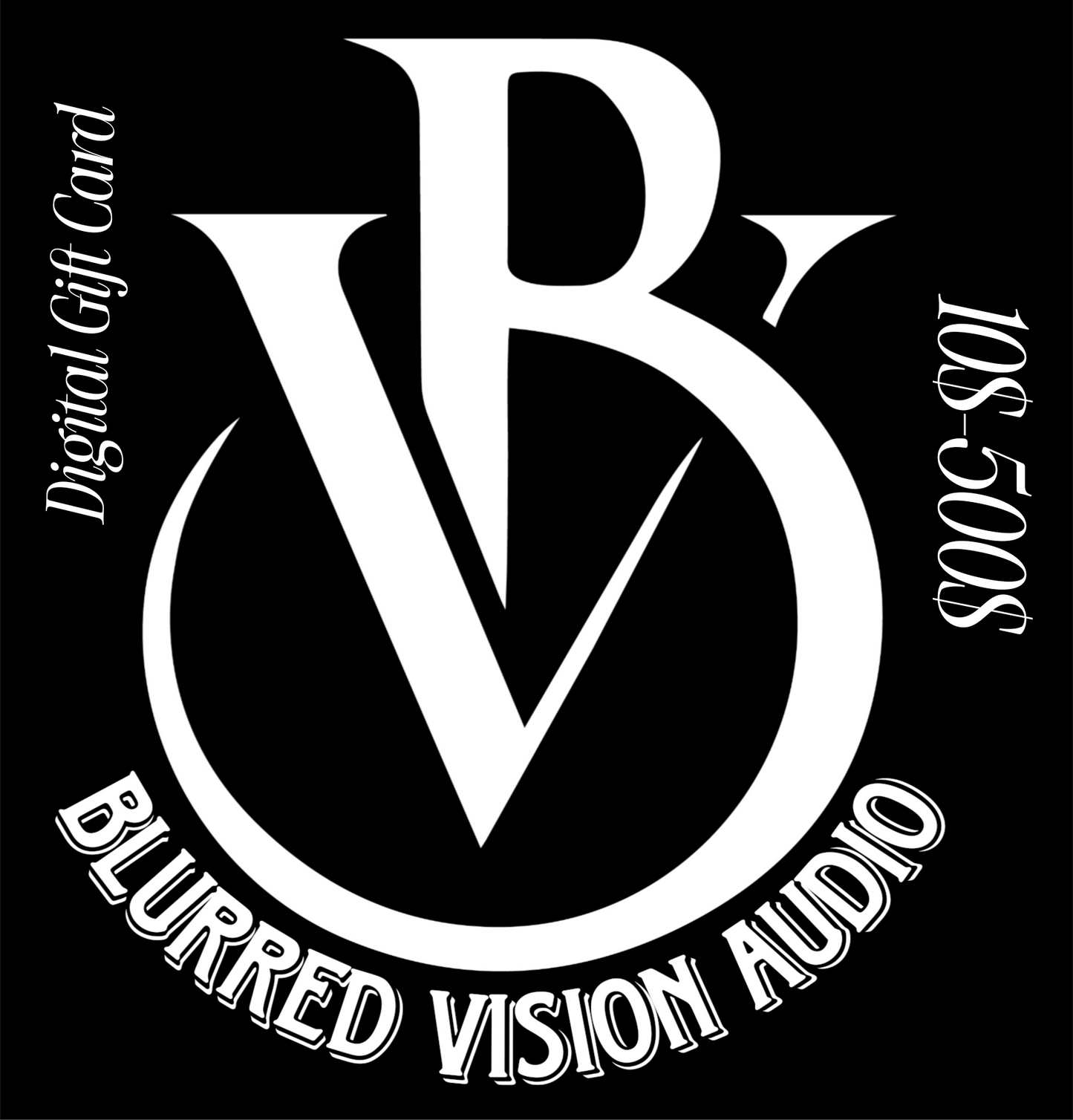 Blurred Vision Audio Gift Cards