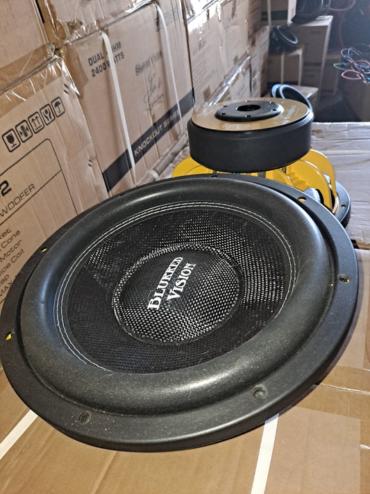 (2)PACK BLURRED VISION AUDIO STREETBEATS12.4 SUBWOOFERS