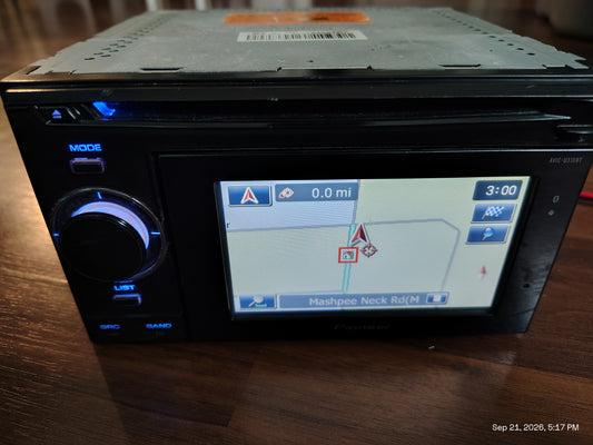 Pioneer AVIC-U310BT GPS Navigation 4.3in Touchscreen Bluetooth USB Tested ✅