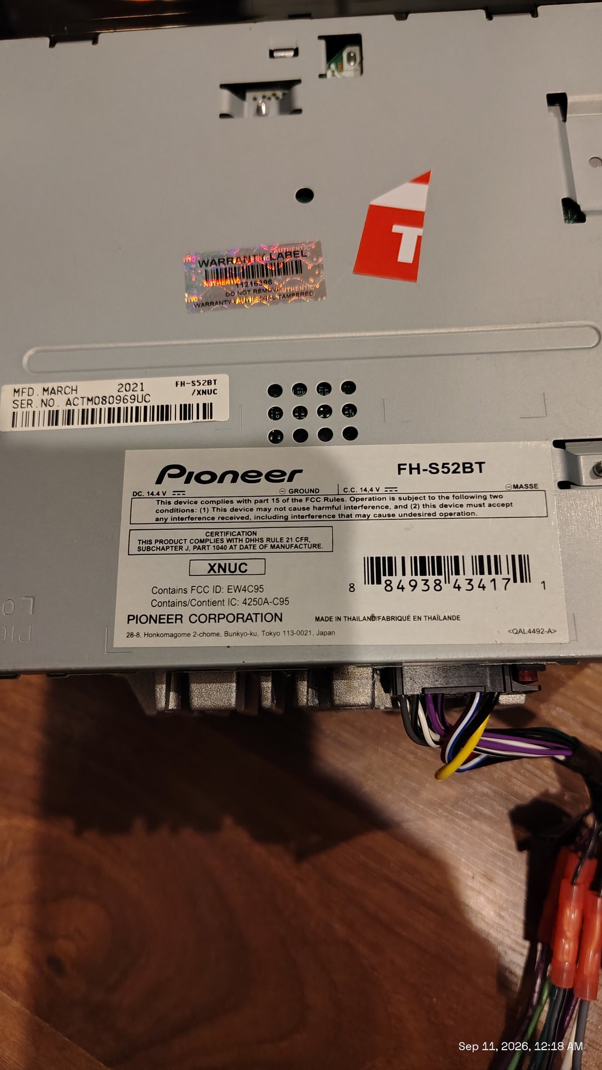 PIONEER FH -S52BT CD and Dual Bluetooth Digital Media Receiver Tested ✅