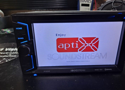 Soundstream VR-624B 6.2" Double DIN DVD Receiver with Bluetooth