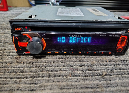 Kenwood KDC 210u Cd Receiver with USB Aux Inputs