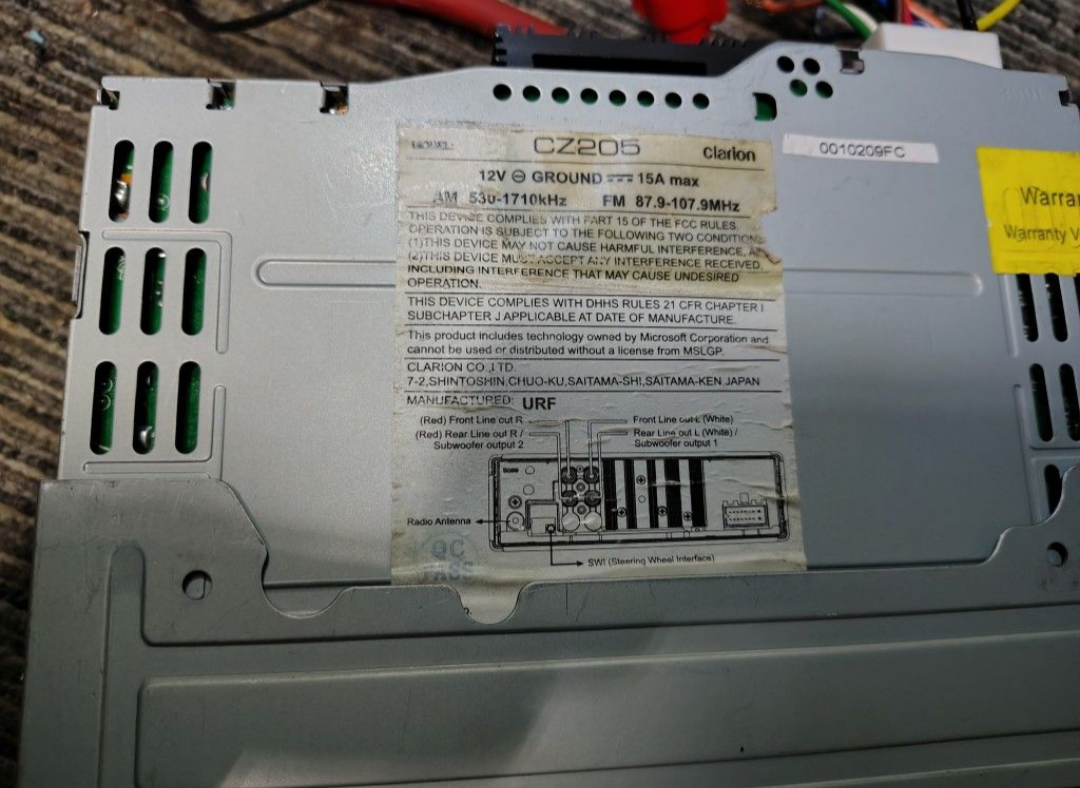 Clarion CZ205