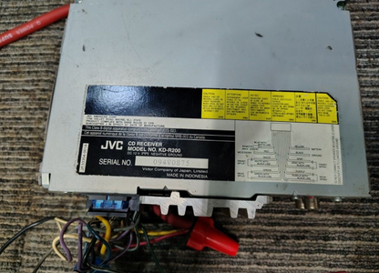 JVC KD-R200
CD receiver Auxiliary