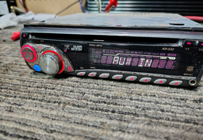JVC KD-S35 In-Dash CD, MP3, WMA, AM/FM Receiver with iPod Controls and Front Panel Aux-in,