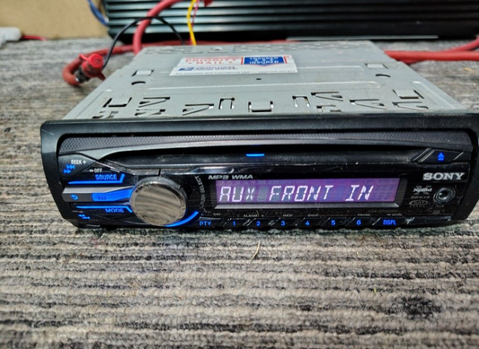 Sony Xplod CDX-GT350MP
CD receiver & Auxiliary