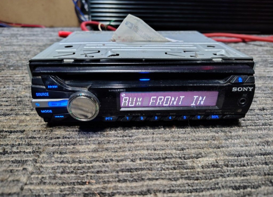 Sony CDX-GT360MP
CD receiver & Auxiliary