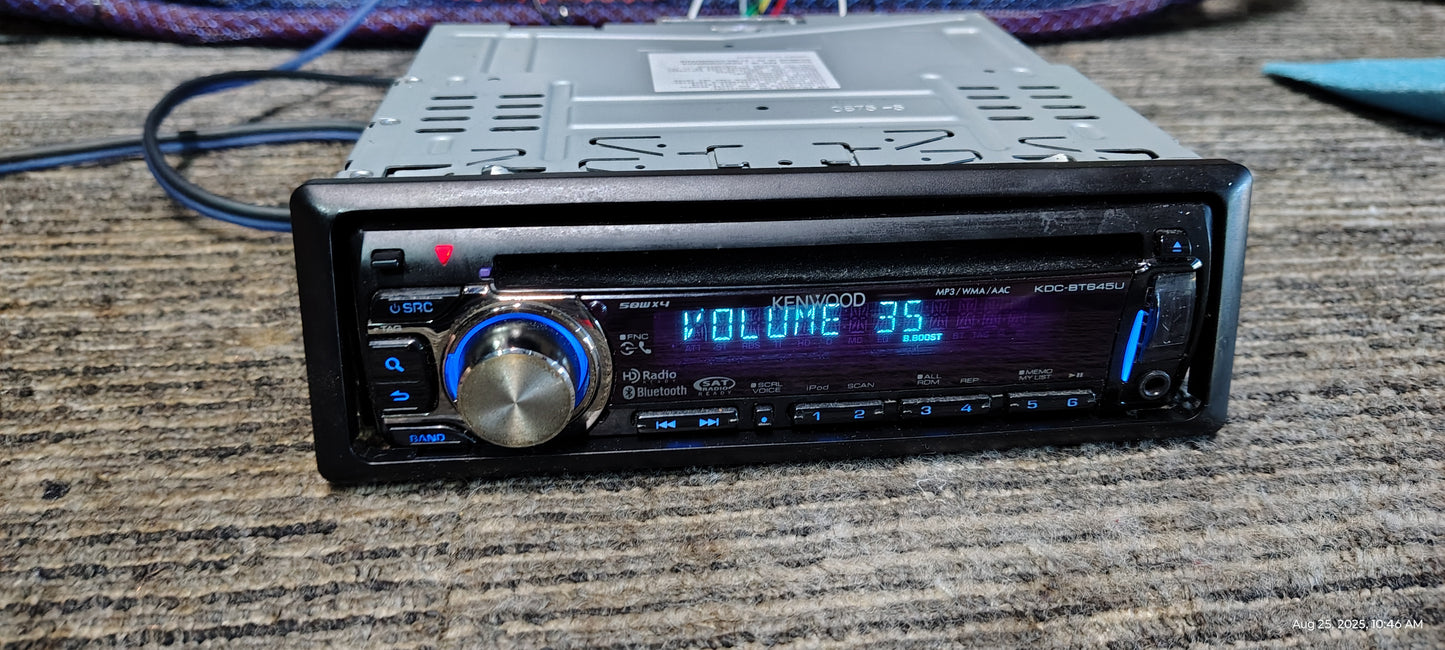 Kenwood KDC-BT645U Bluetooth USB Aux