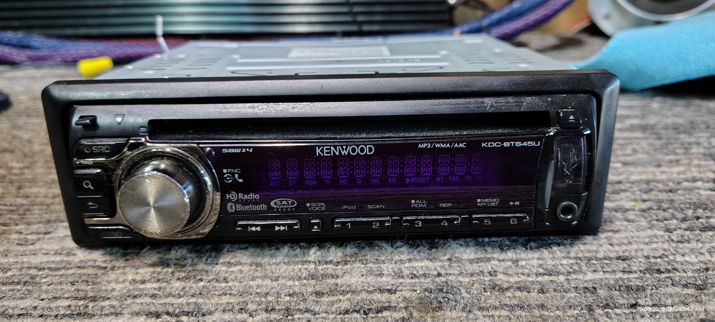 Kenwood KDC-BT645U Bluetooth USB Aux