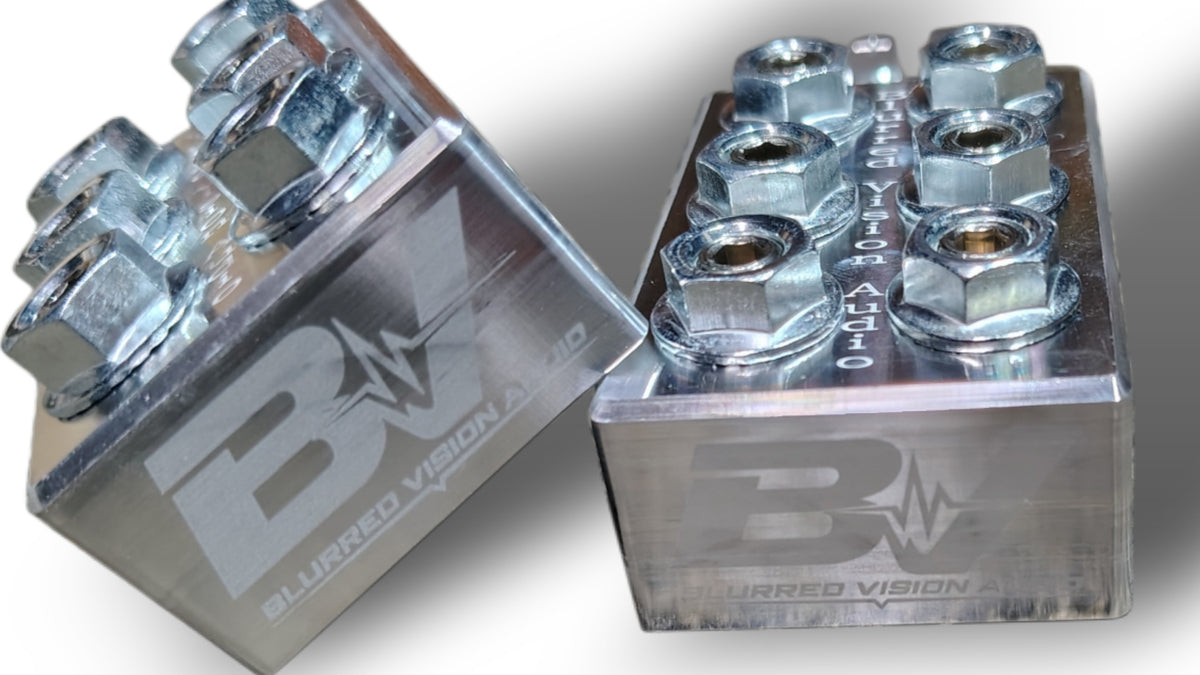 BLURRED VISION AUDIO
BVTP12 – Premium 12-Way Battery Terminal Clamps (2-Pack)