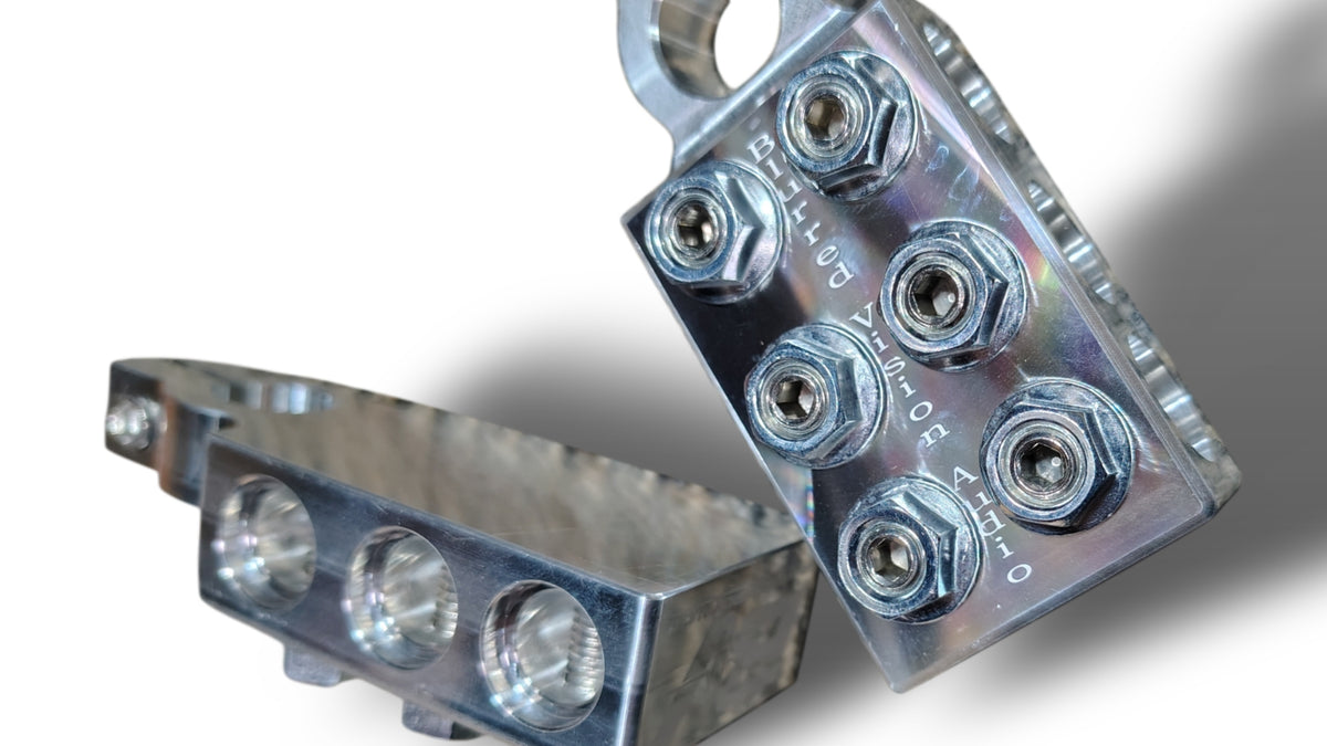 BLURRED VISION AUDIO
BVTP12 – Premium 12-Way Battery Terminal Clamps (2-Pack)
