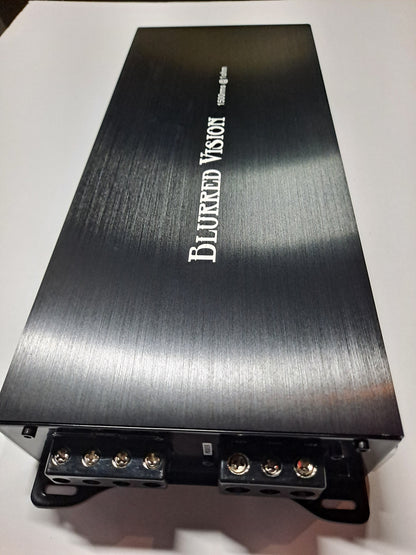 Blurred Vision Audio 1500 Rms 1 Ohm Class D Monoblock Amplifier (1500Rms)